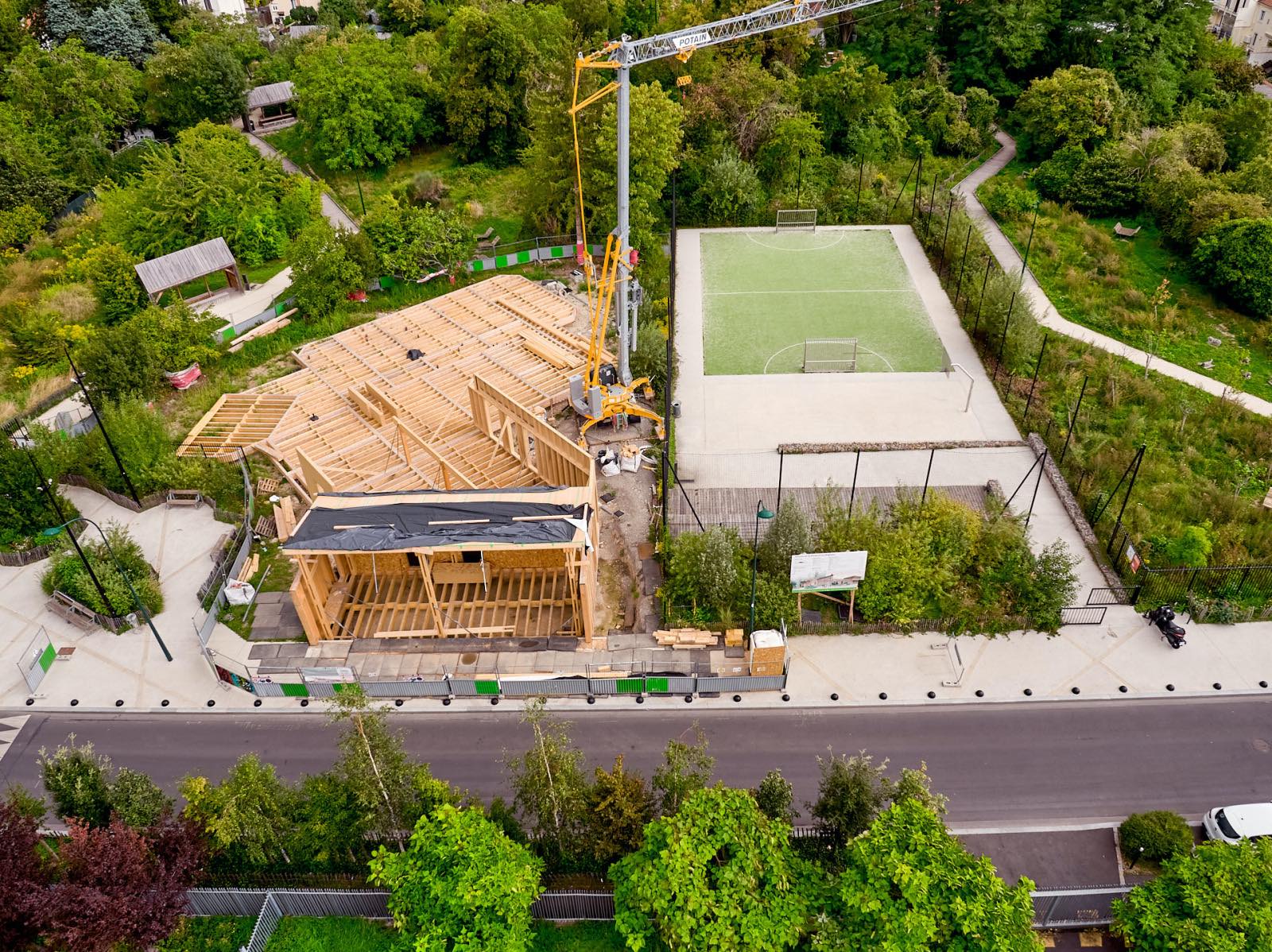 Amarée_maison de la réserve #éco-construction #réemploi #bioclimatisme #bois-terre-paille