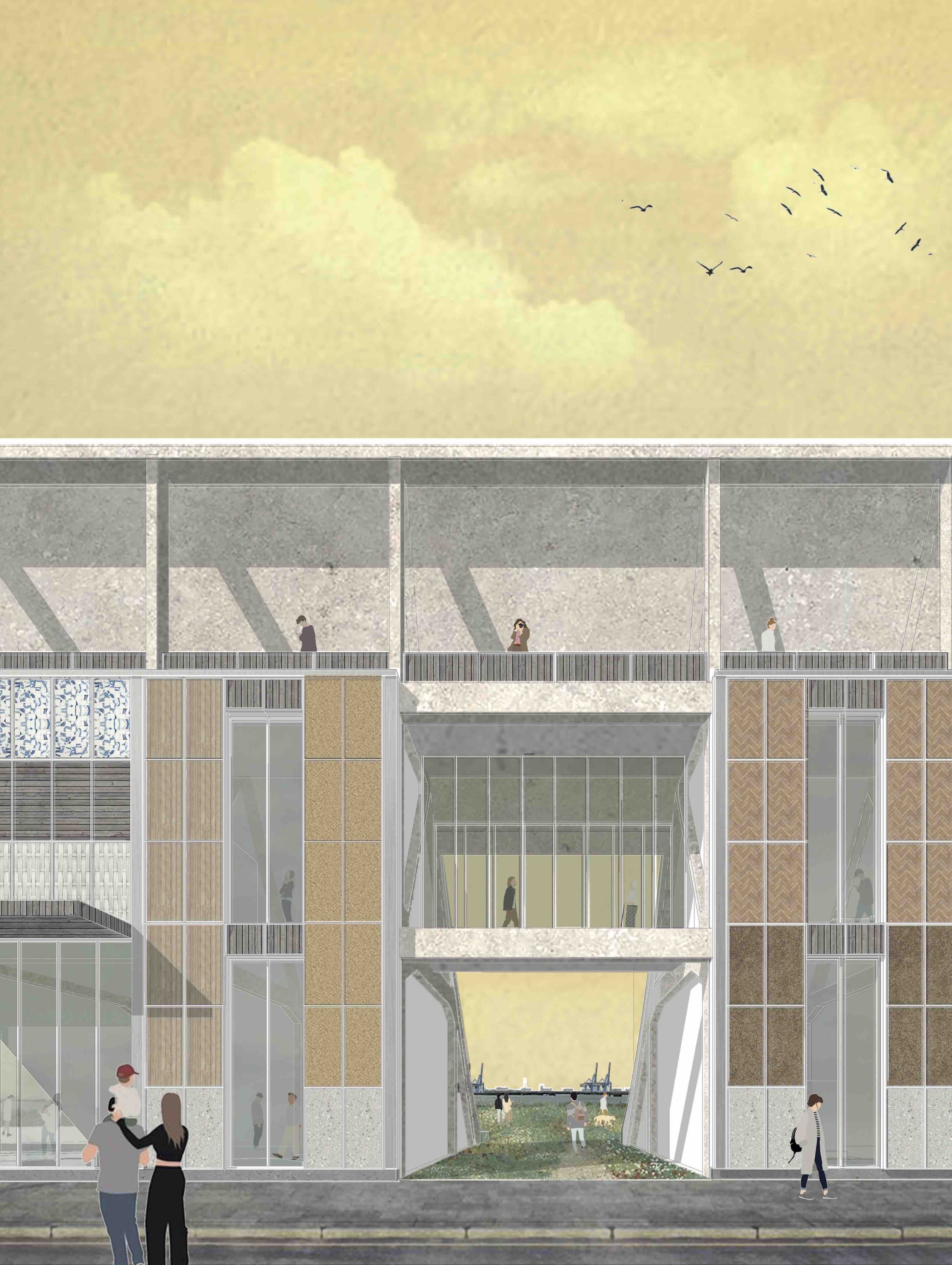 Amarée_brise vent #concours #terraviva #réemploi #haropa