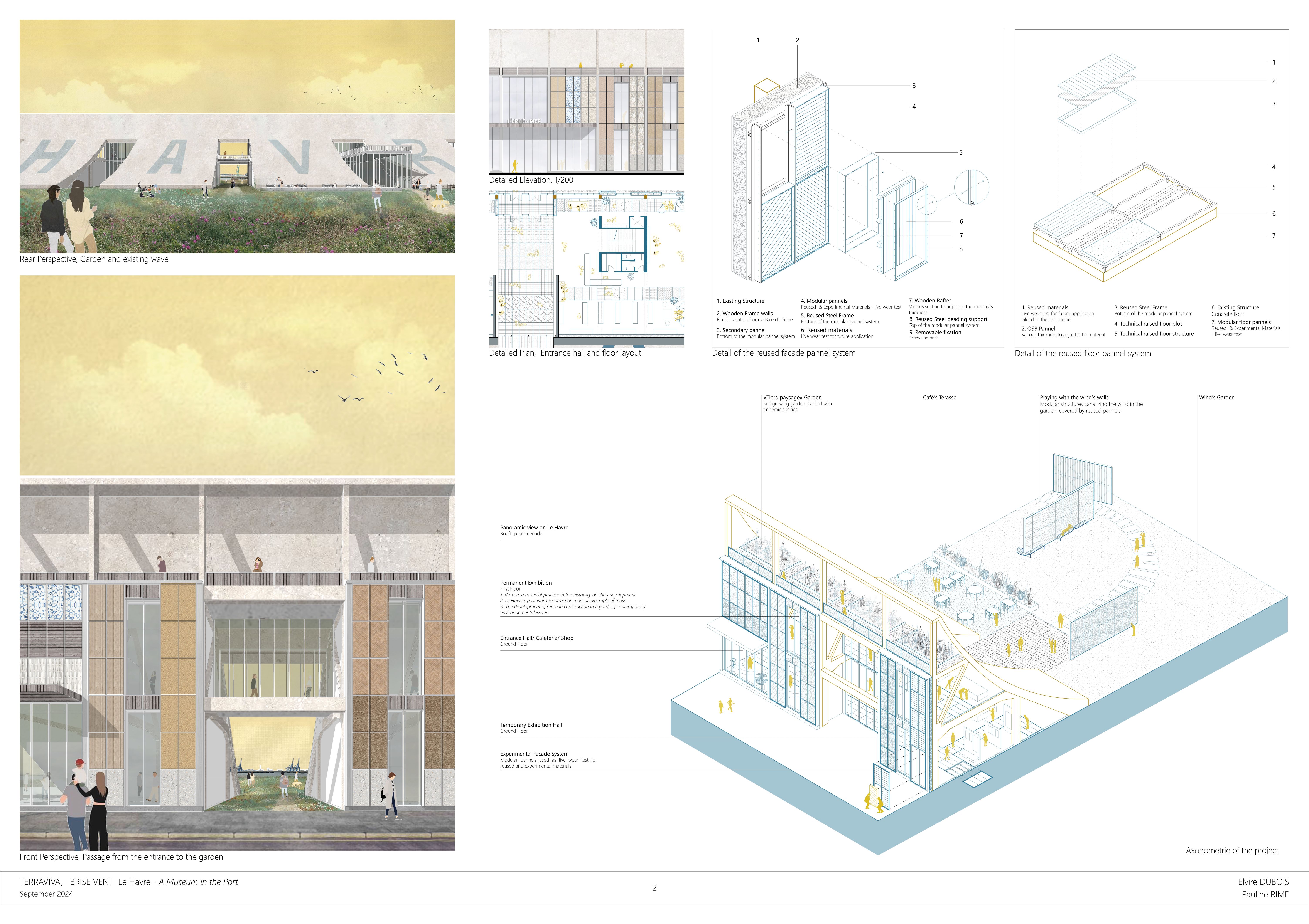 Amarée_brise vent #concours #terraviva #réemploi #haropa