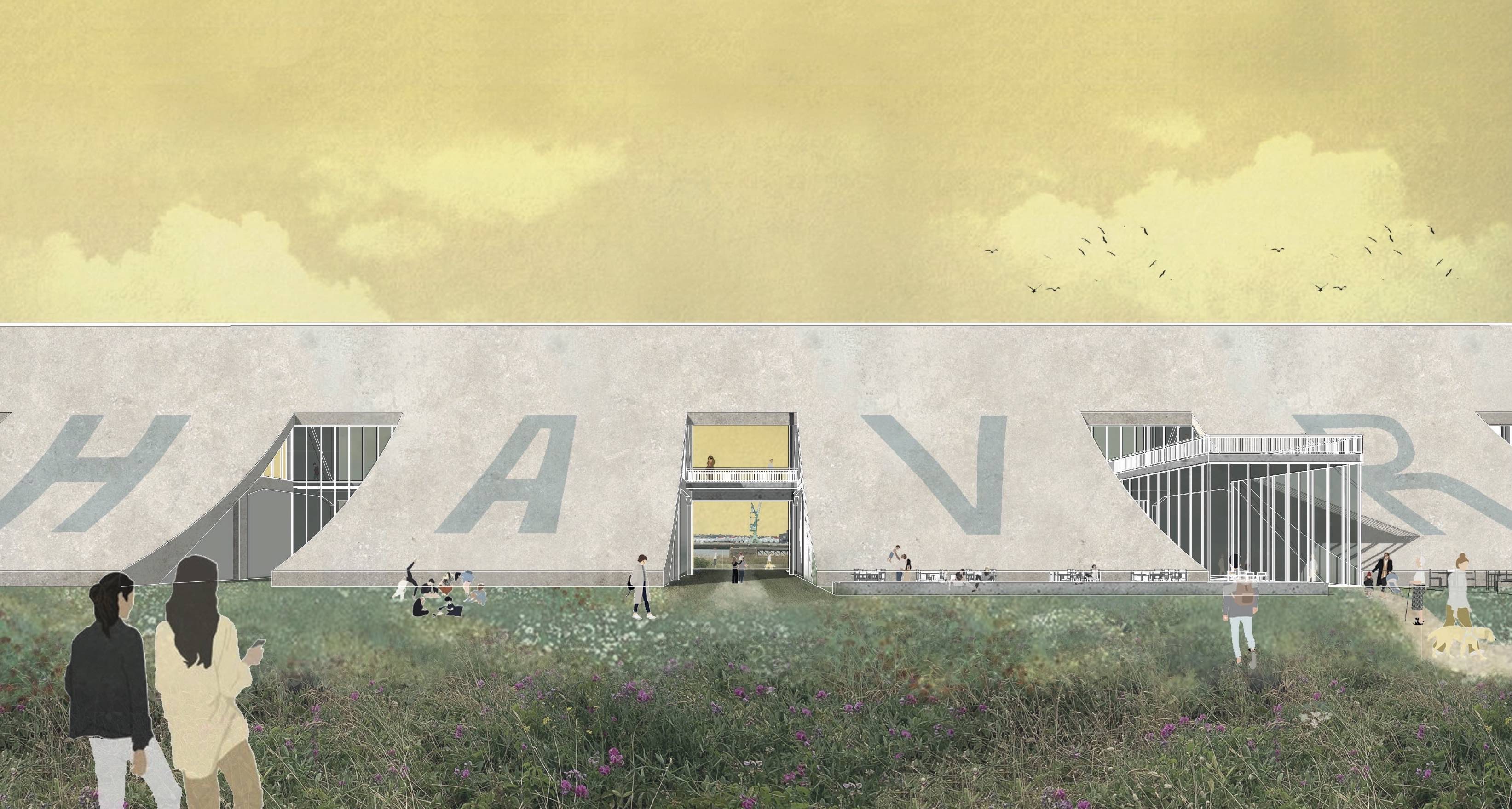 Amarée_brise vent #concours #terraviva #réemploi #haropa