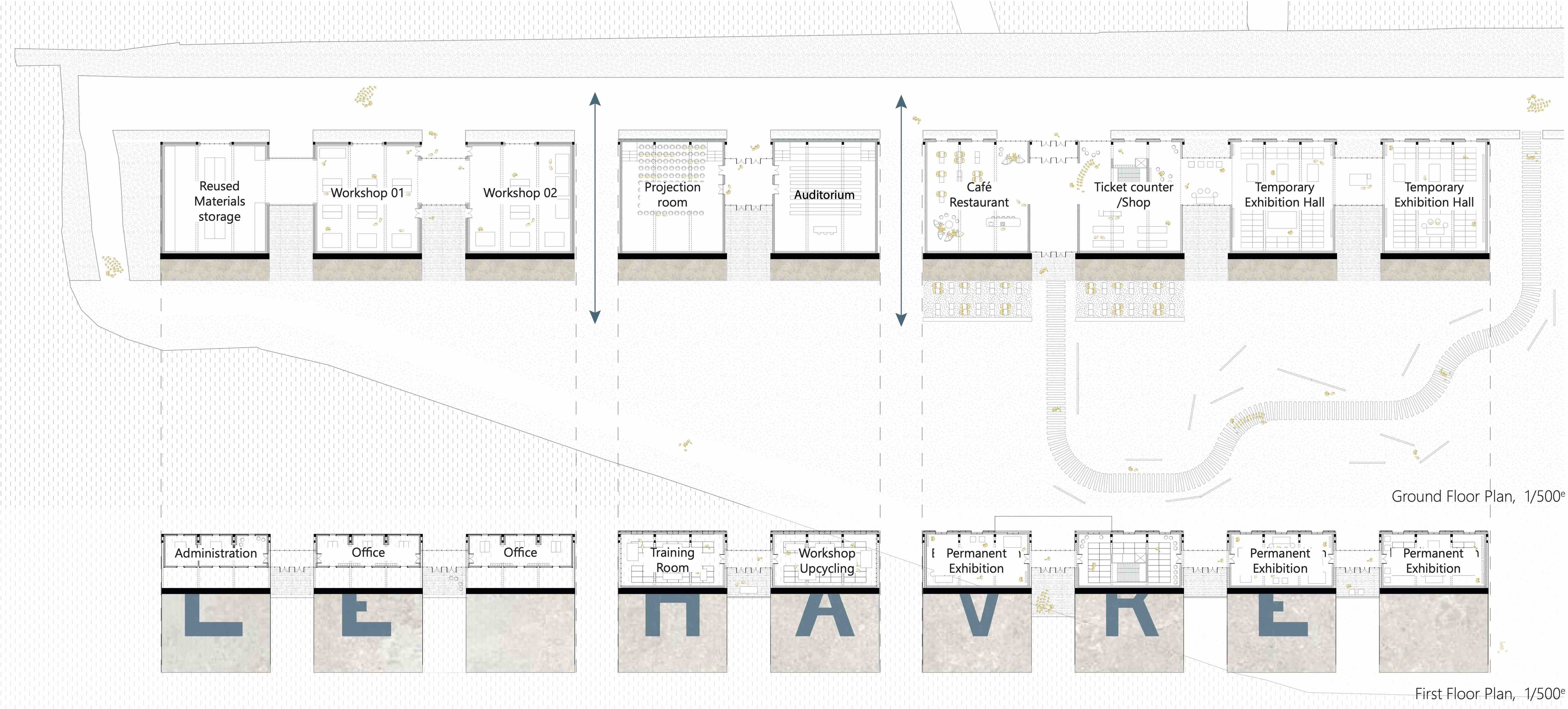 Amarée_brise vent #concours #terraviva #réemploi #haropa