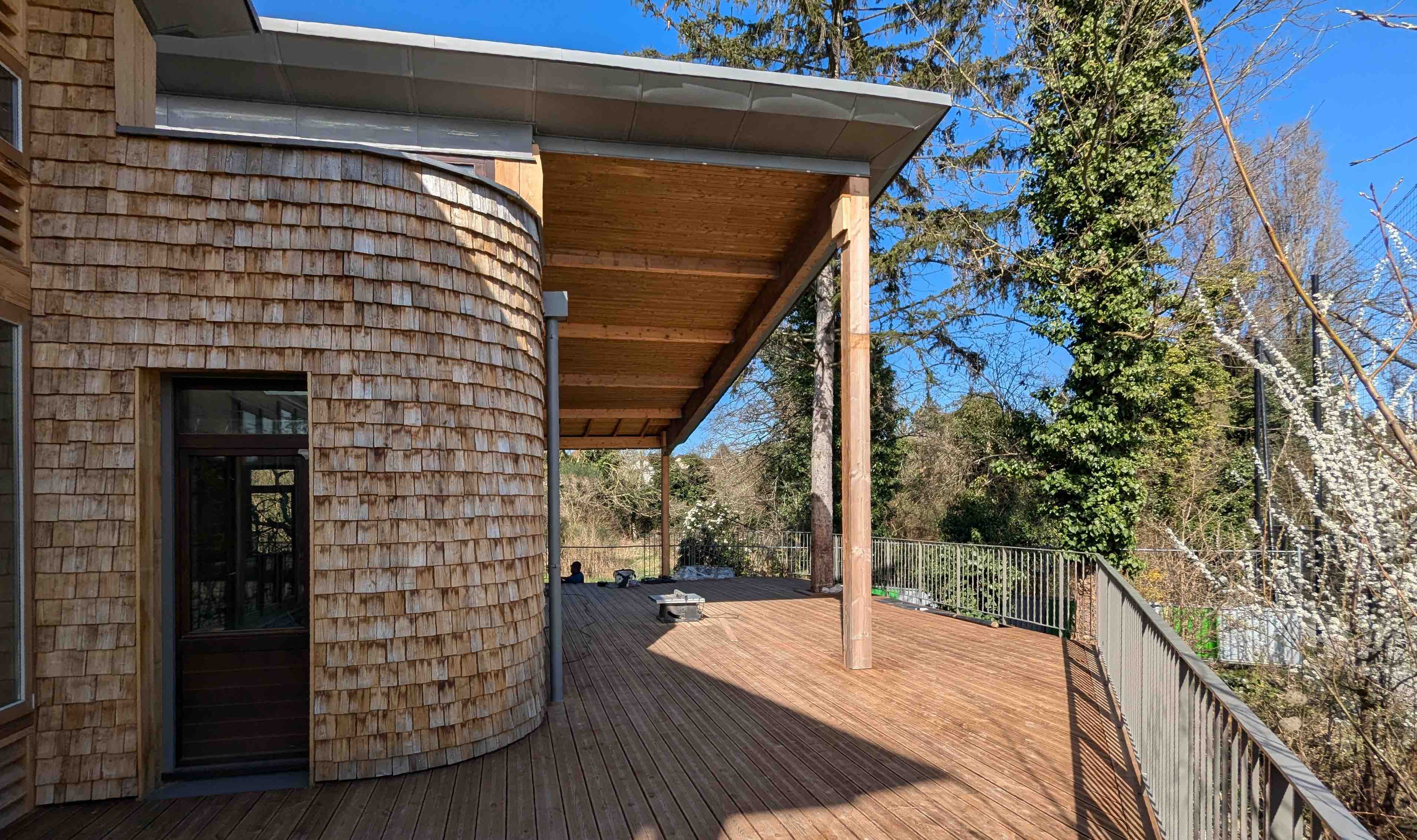 Amarée_maison de la réserve #éco-construction #réemploi #bioclimatisme #bois-terre-paille